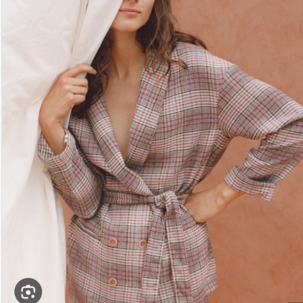 Sessun plaid blazer